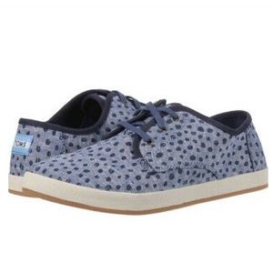 TOMS Women Paseo Sneaker Cornflower Slub Chambray